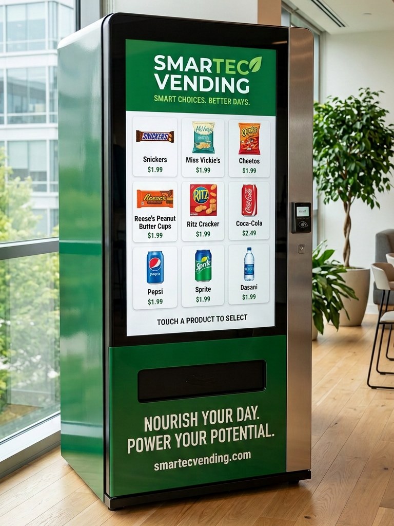 Smartec touchscreen vending machine